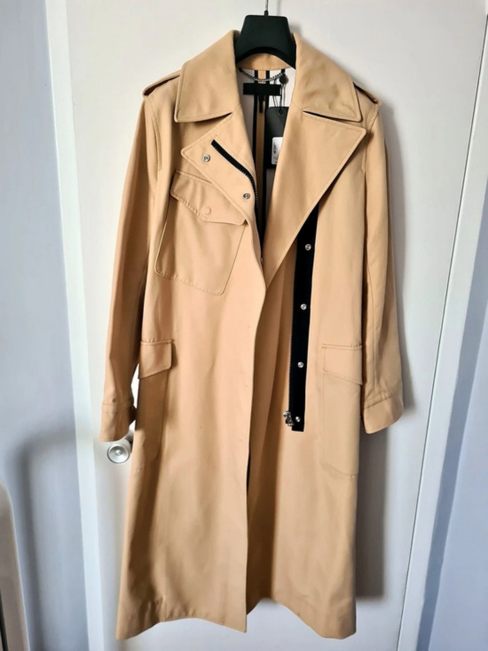 Rag&Bone Cotton Trench Coat in Beige Size  Small. Original Price $895.